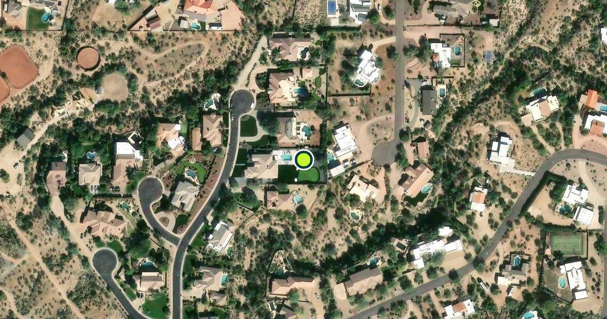 Satellite view of Scottsdale Pickleball Courts