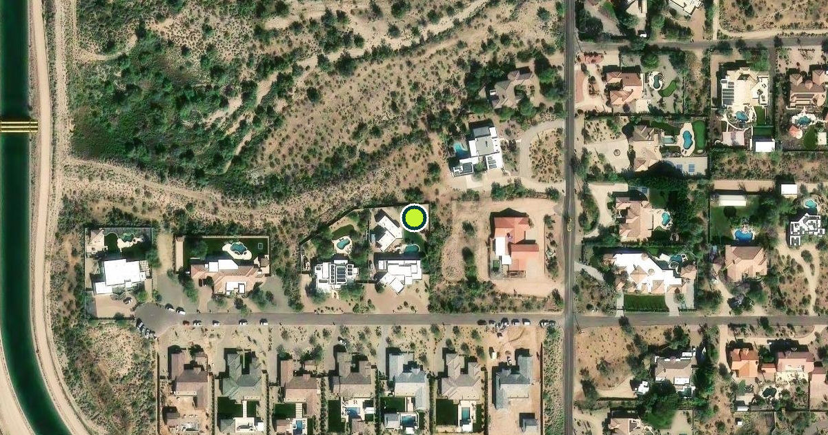 Satellite view of Scottsdale Pickleball Courts