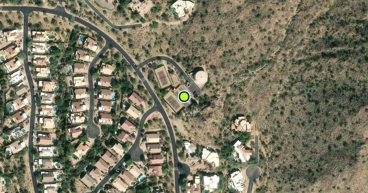 Satellite view of Scottsdale Pickleball Courts