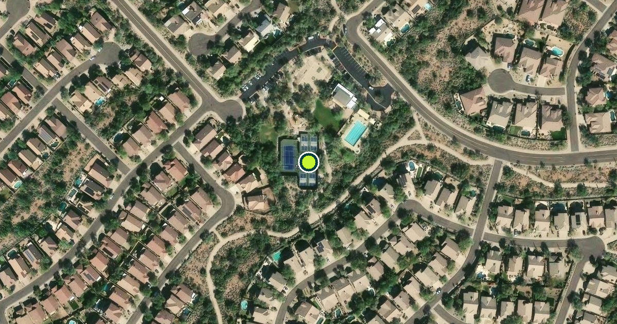 Satellite view of Scottsdale Pickleball Courts