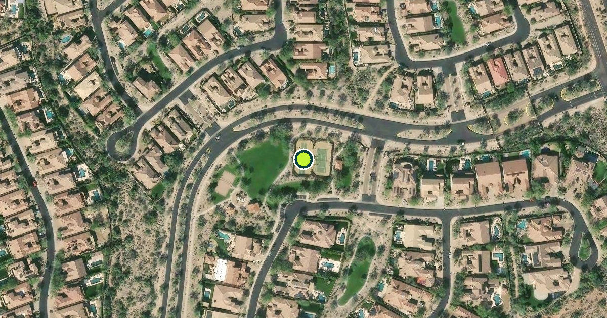Satellite view of Scottsdale Pickleball Courts