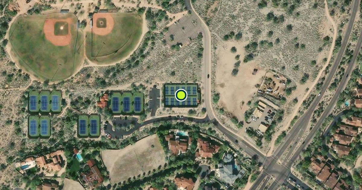 Satellite view of Scottsdale Pickleball Courts