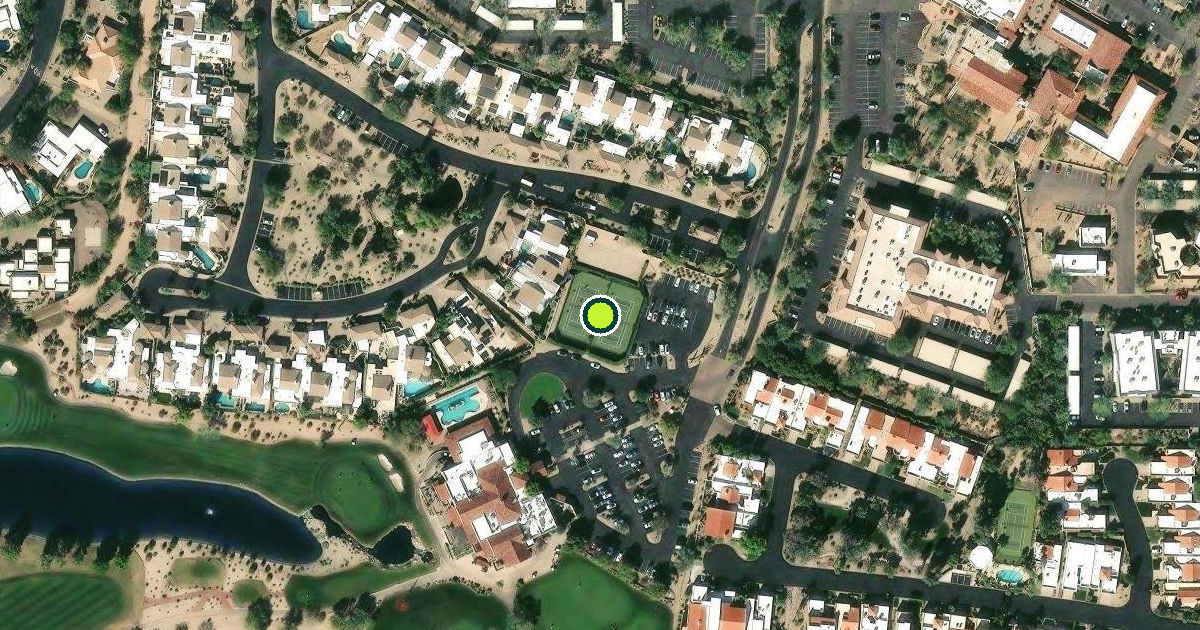 Satellite view of Scottsdale Pickleball Courts