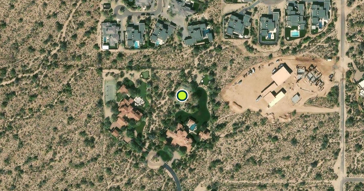 Satellite view of Scottsdale Pickleball Courts