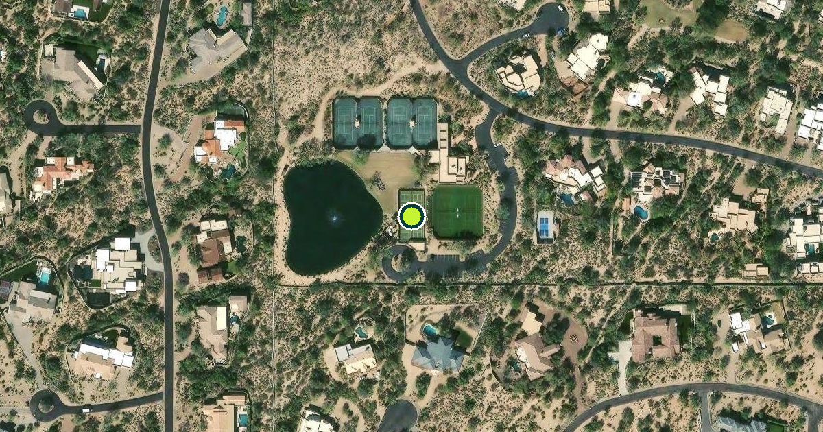 Satellite view of Scottsdale Pickleball Courts
