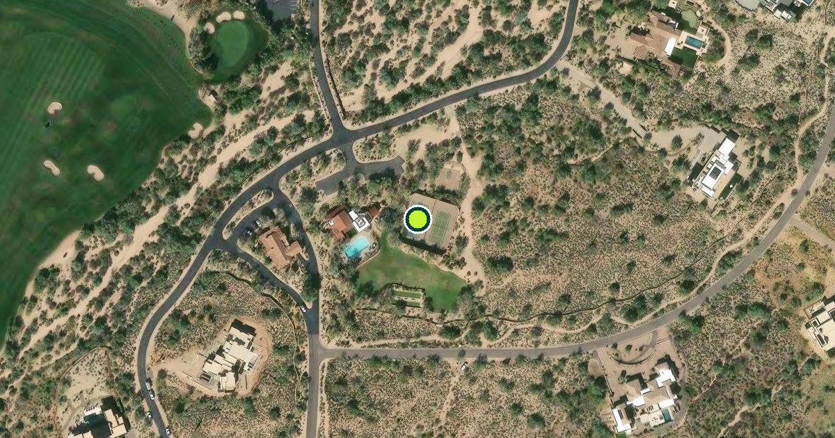 Satellite view of Scottsdale Pickleball Courts