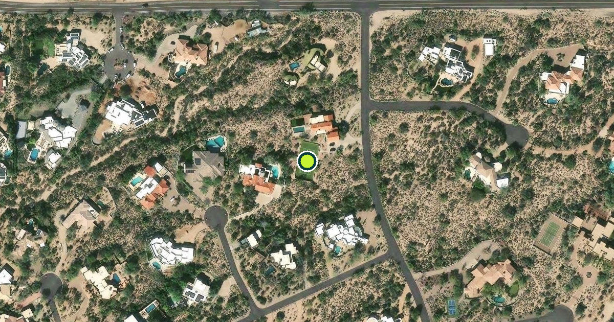 Satellite view of Scottsdale Pickleball Courts