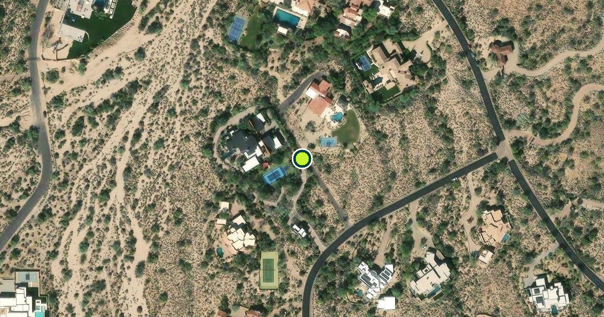 Satellite view of Scottsdale Pickleball Courts