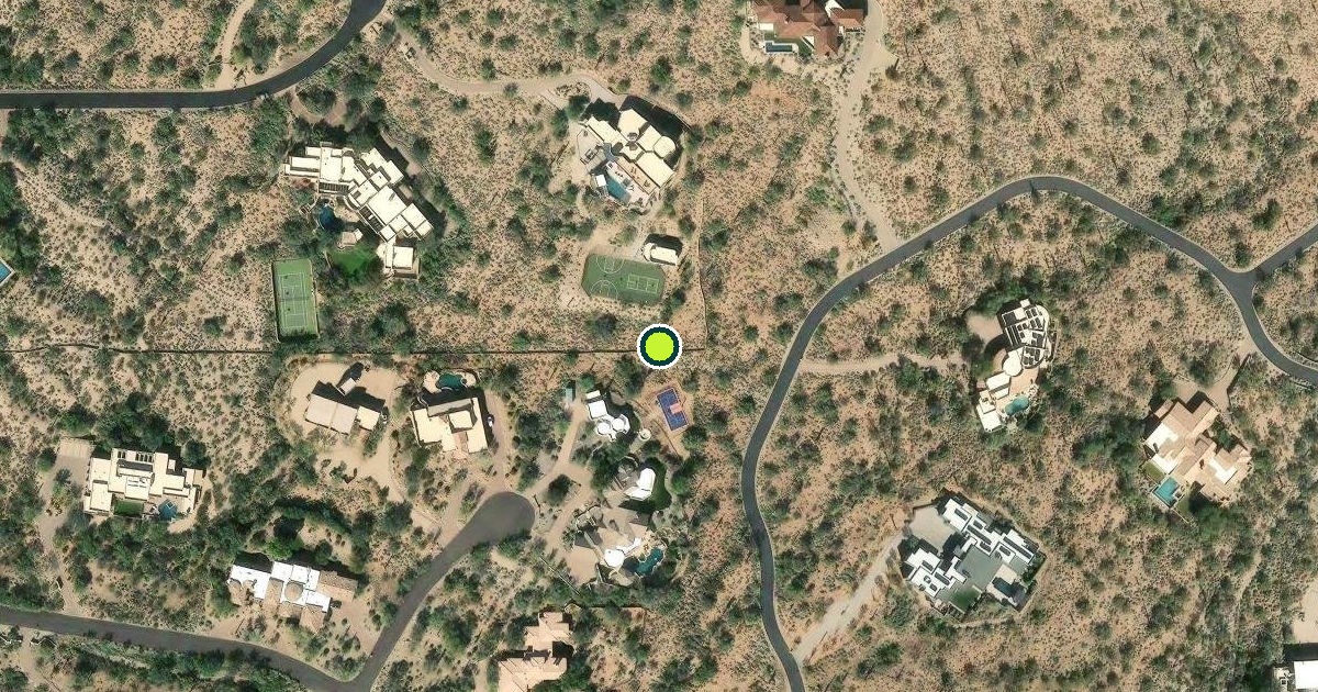 Satellite view of Scottsdale Pickleball Courts