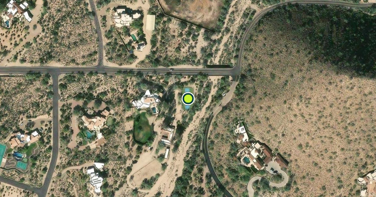 Satellite view of Scottsdale Pickleball Courts