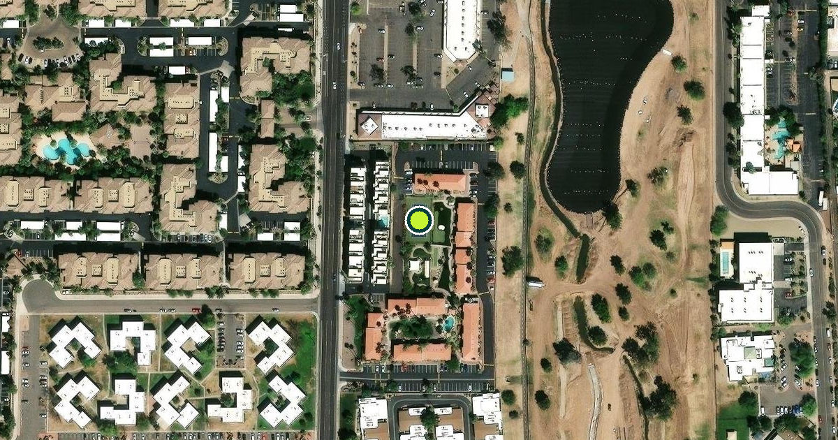 Satellite view of Scottsdale Pickleball Courts