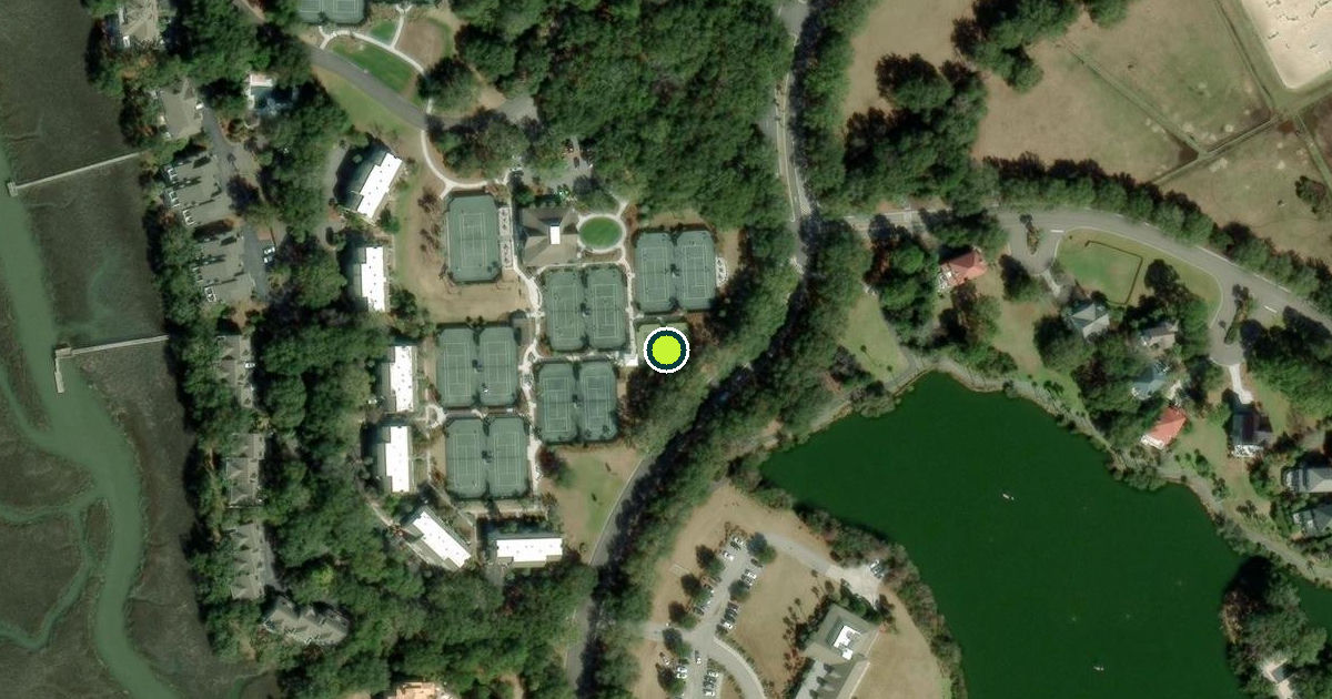Satellite view of Seabrook Island Pickleball Courts