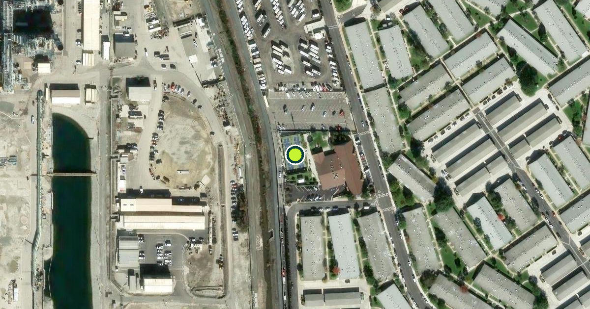 Satellite view of Seal Beach Pickleball Courts
