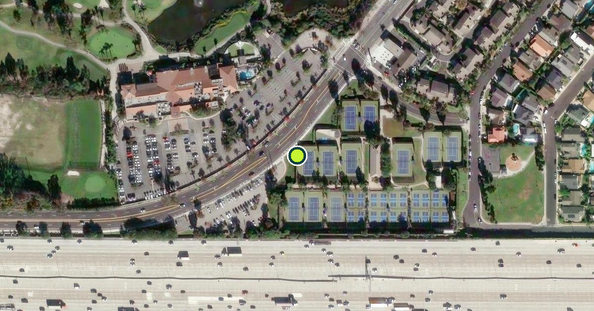 Satellite view of Seal Beach Tennis & Pickleball Center