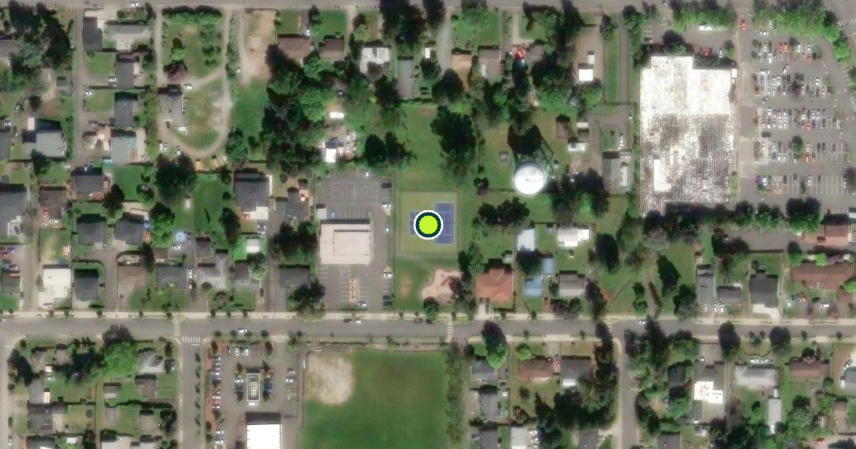 Satellite view of SeaTac Pickleball Courts