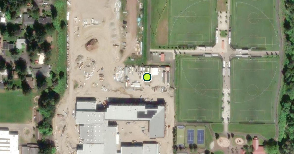 Satellite view of SeaTac Pickleball Courts