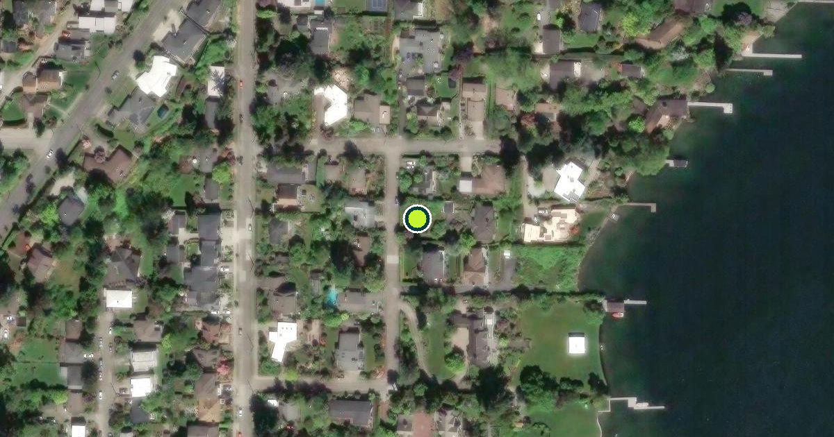 Satellite view of Seattle Pickleball Courts