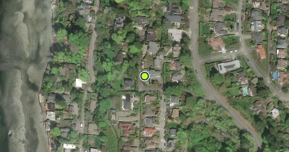 Satellite view of Seattle Pickleball Courts
