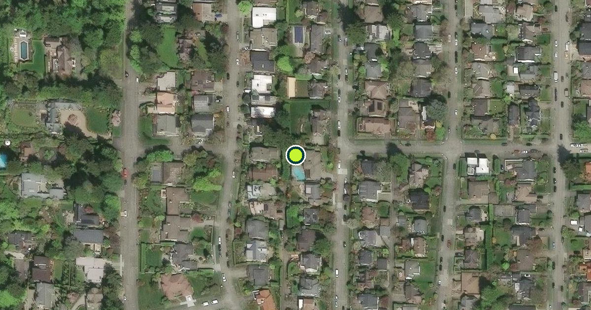 Satellite view of Seattle Pickleball Courts