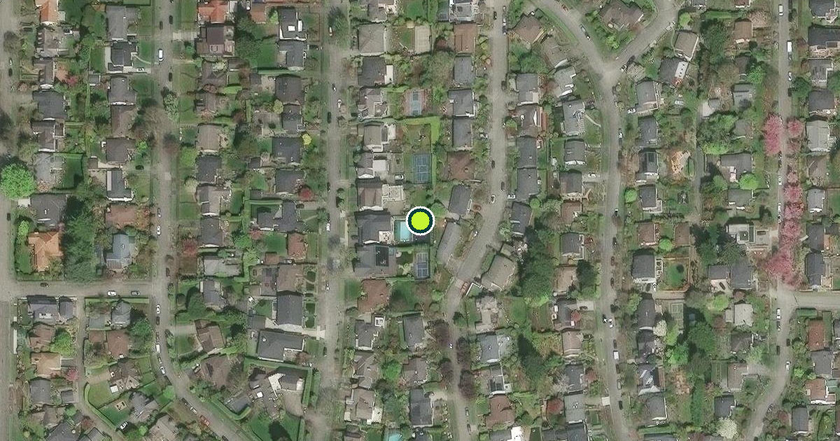 Satellite view of Seattle Pickleball Courts