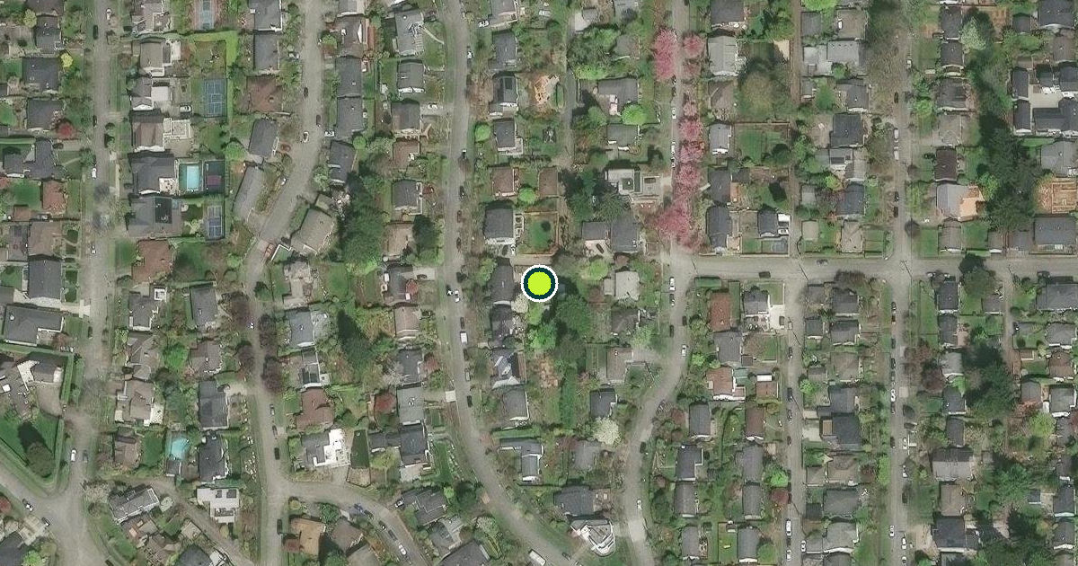 Satellite view of Seattle Pickleball Courts