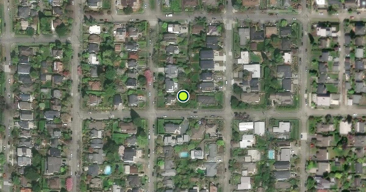 Satellite view of Seattle Pickleball Courts