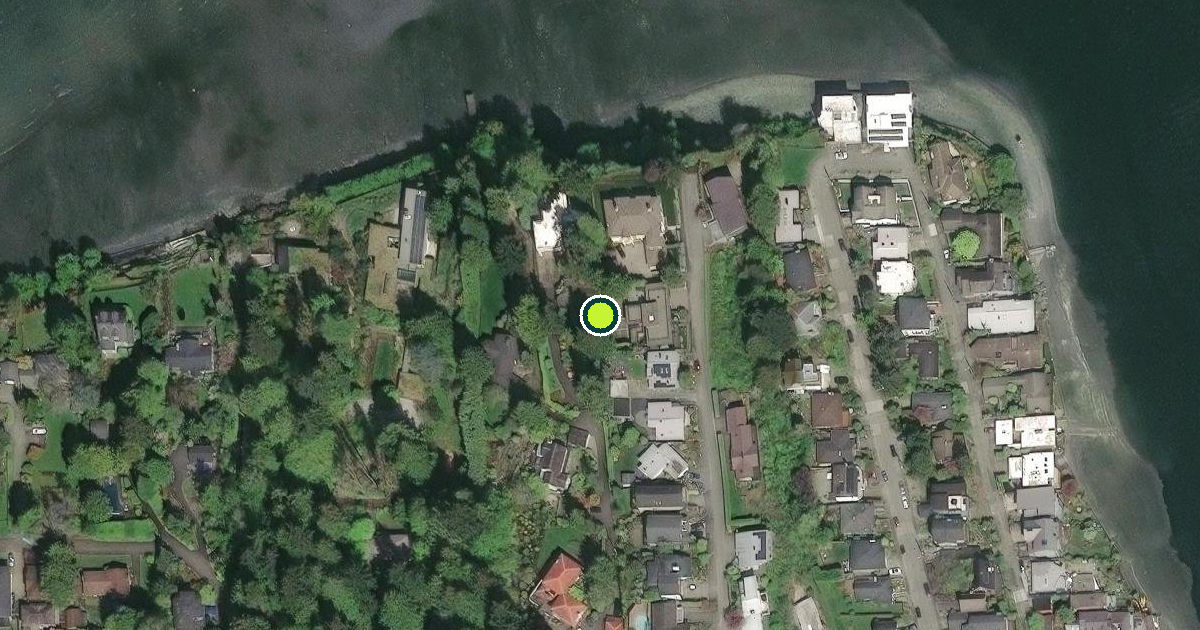 Satellite view of Seattle Pickleball Courts