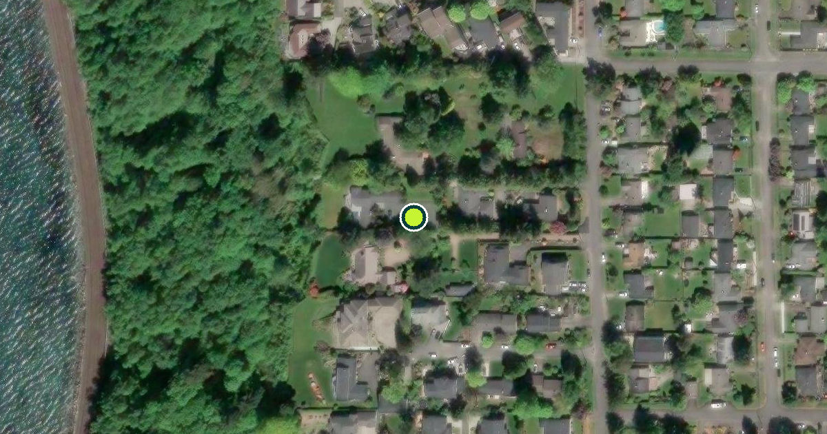 Satellite view of Seattle Pickleball Courts