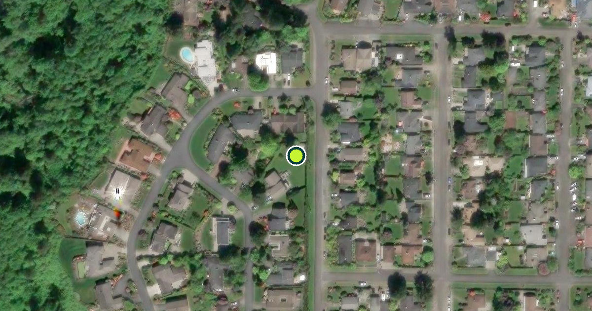 Satellite view of Seattle Pickleball Courts
