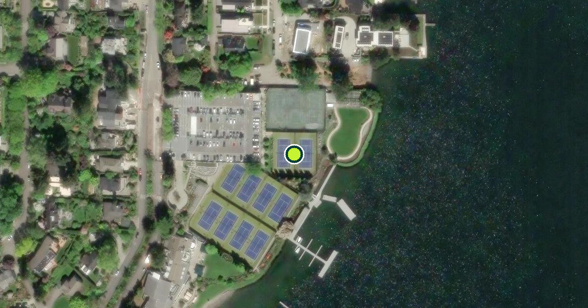 Satellite view of Seattle Pickleball Courts