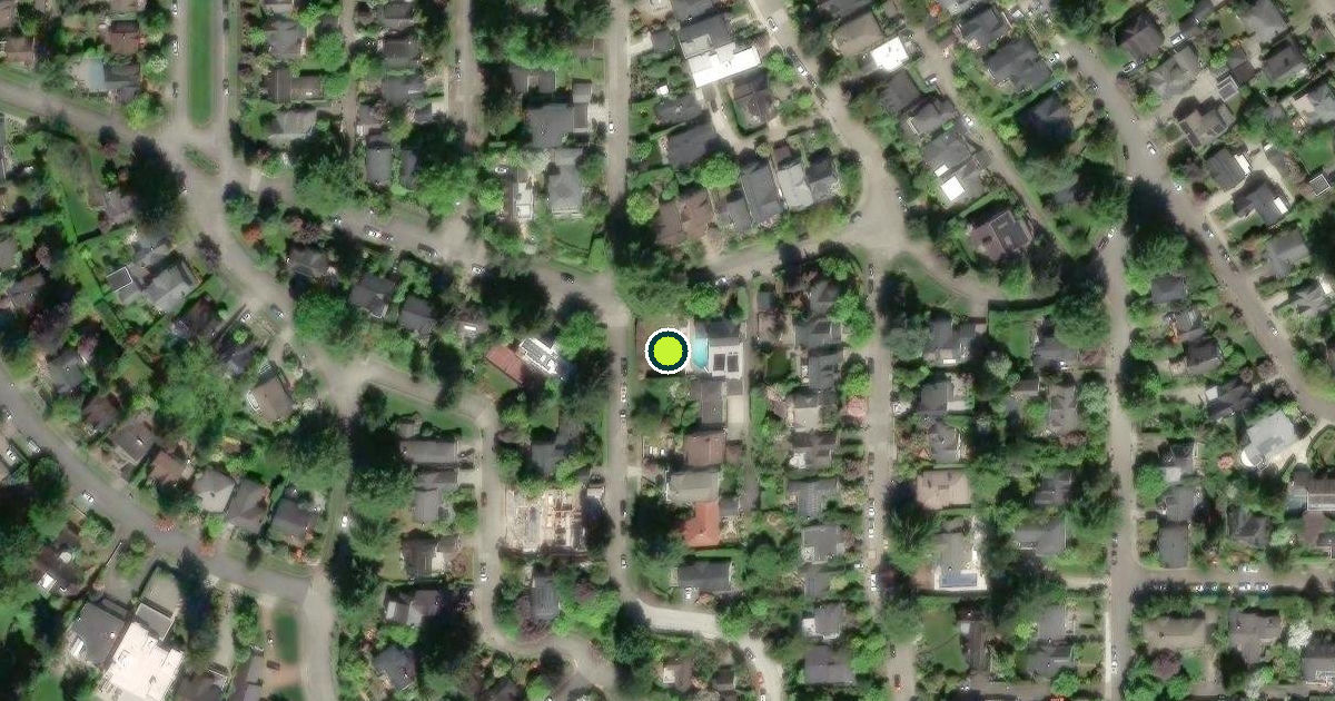 Satellite view of Seattle Pickleball Courts