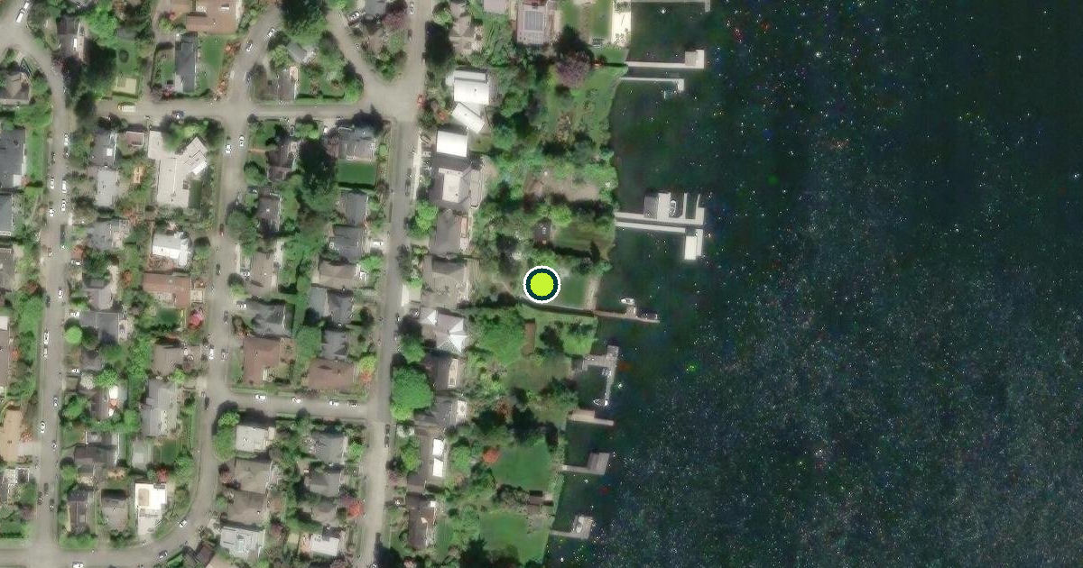 Satellite view of Seattle Pickleball Courts