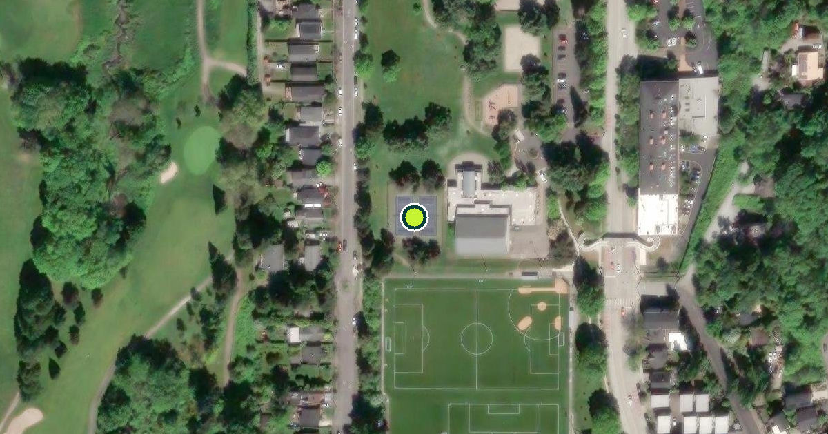 Satellite view of Seattle Pickleball Courts