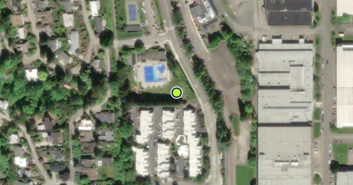 Satellite view of Seattle Pickleball Courts