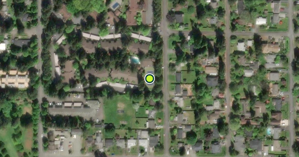 Satellite view of Seattle Pickleball Courts