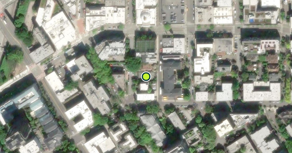 Satellite view of Seattle Pickleball Courts