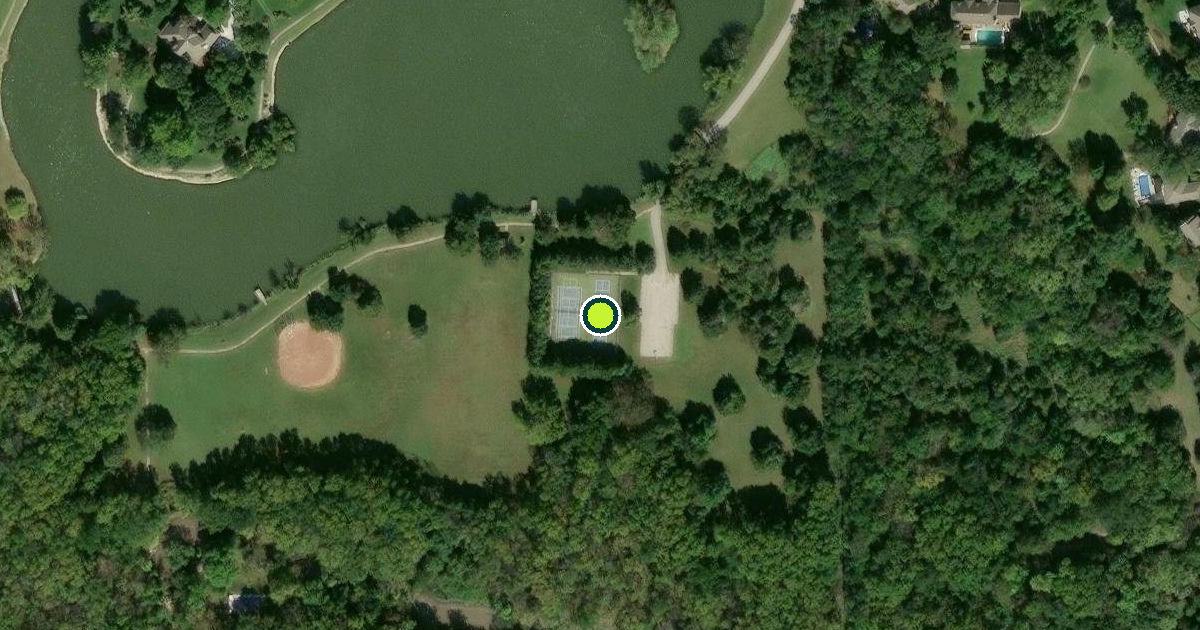 Satellite view of Sedgwick County Pickleball Courts