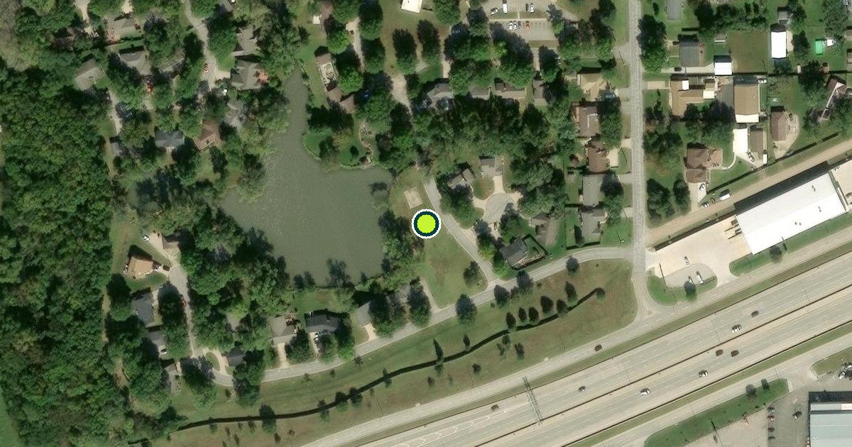 Satellite view of Sedgwick County Pickleball Courts