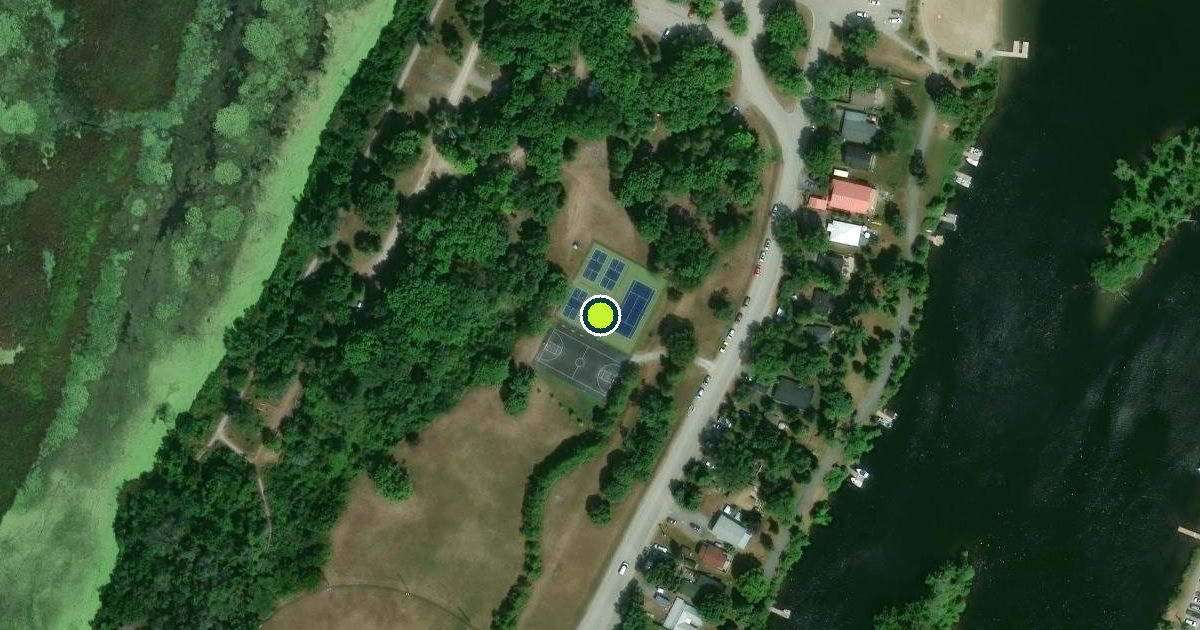 Satellite view of Selwyn Pickleball Courts
