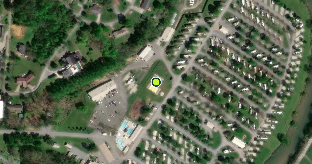 Satellite view of Sevierville Pickleball Courts