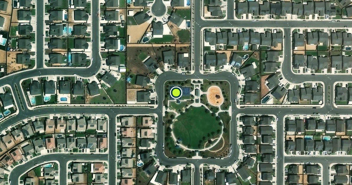 Satellite view of Shafter Pickleball Courts