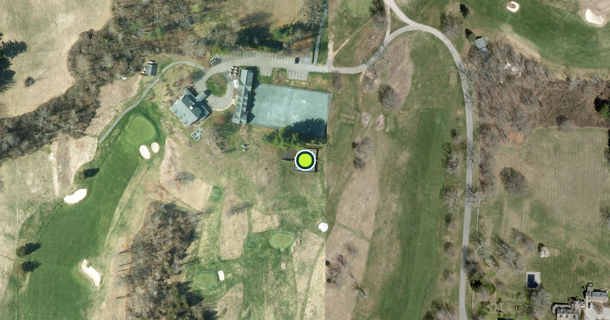 Satellite view of Sharon Pickleball Courts