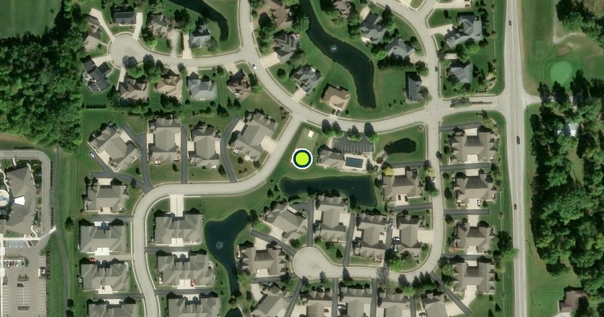 Satellite view of Shelbyville Pickleball Courts