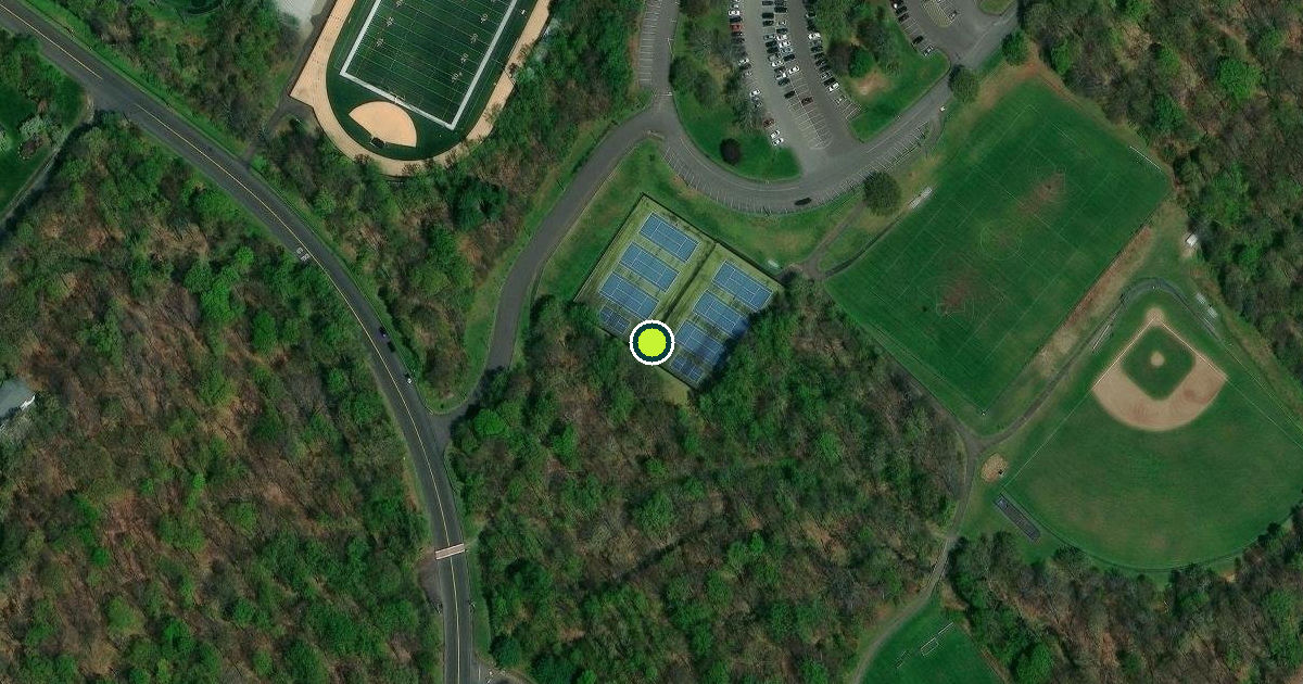 Satellite view of Shelton Pickleball Courts