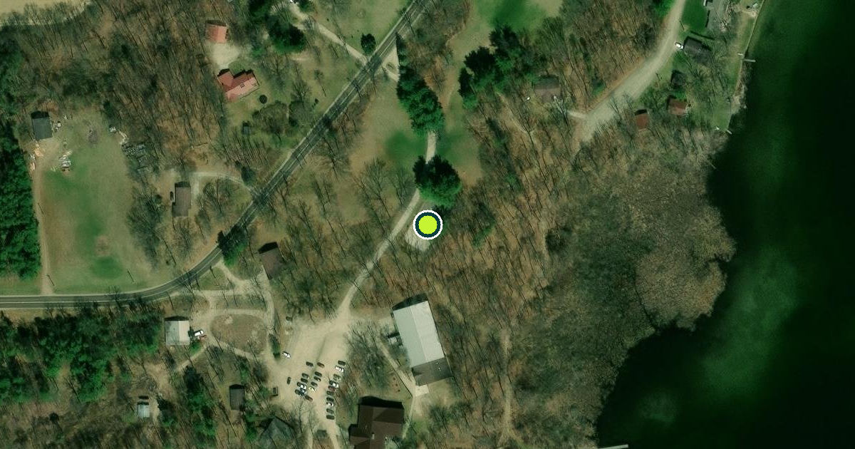 Satellite view of Sherman Township Pickleball Courts