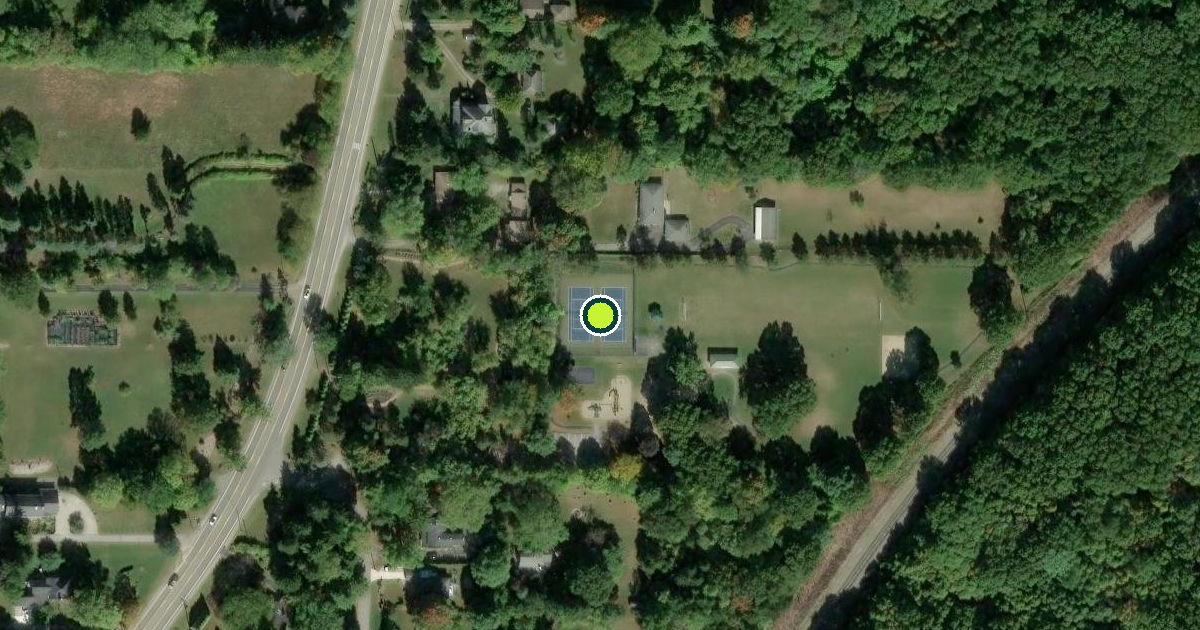 Satellite view of Shoreham Pickleball Courts