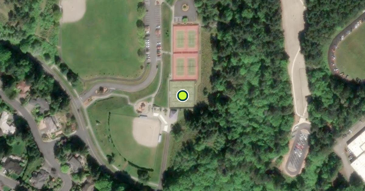 Satellite view of Shoreline Pickleball Courts