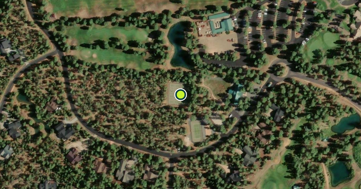 Satellite view of Show Low Pickleball Courts