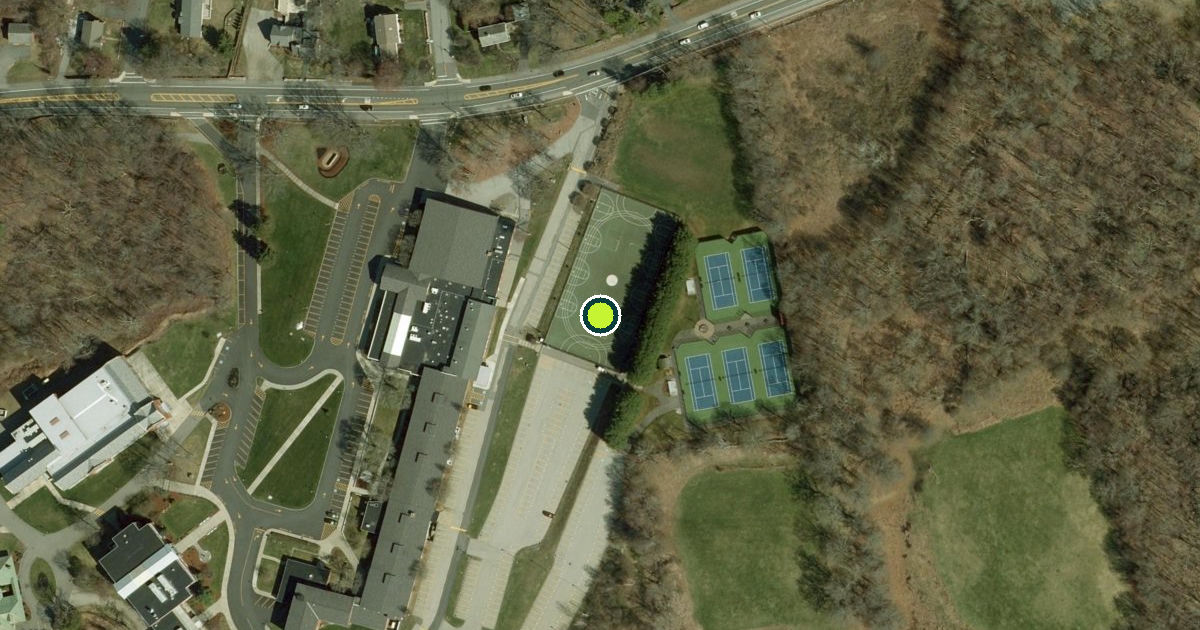 Satellite view of Shrewsbury Pickleball Courts