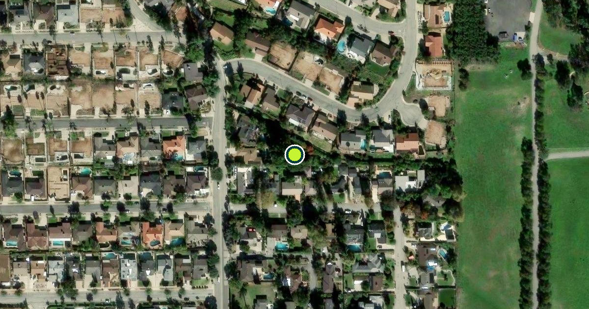Satellite view of Sierra Madre Pickleball Courts